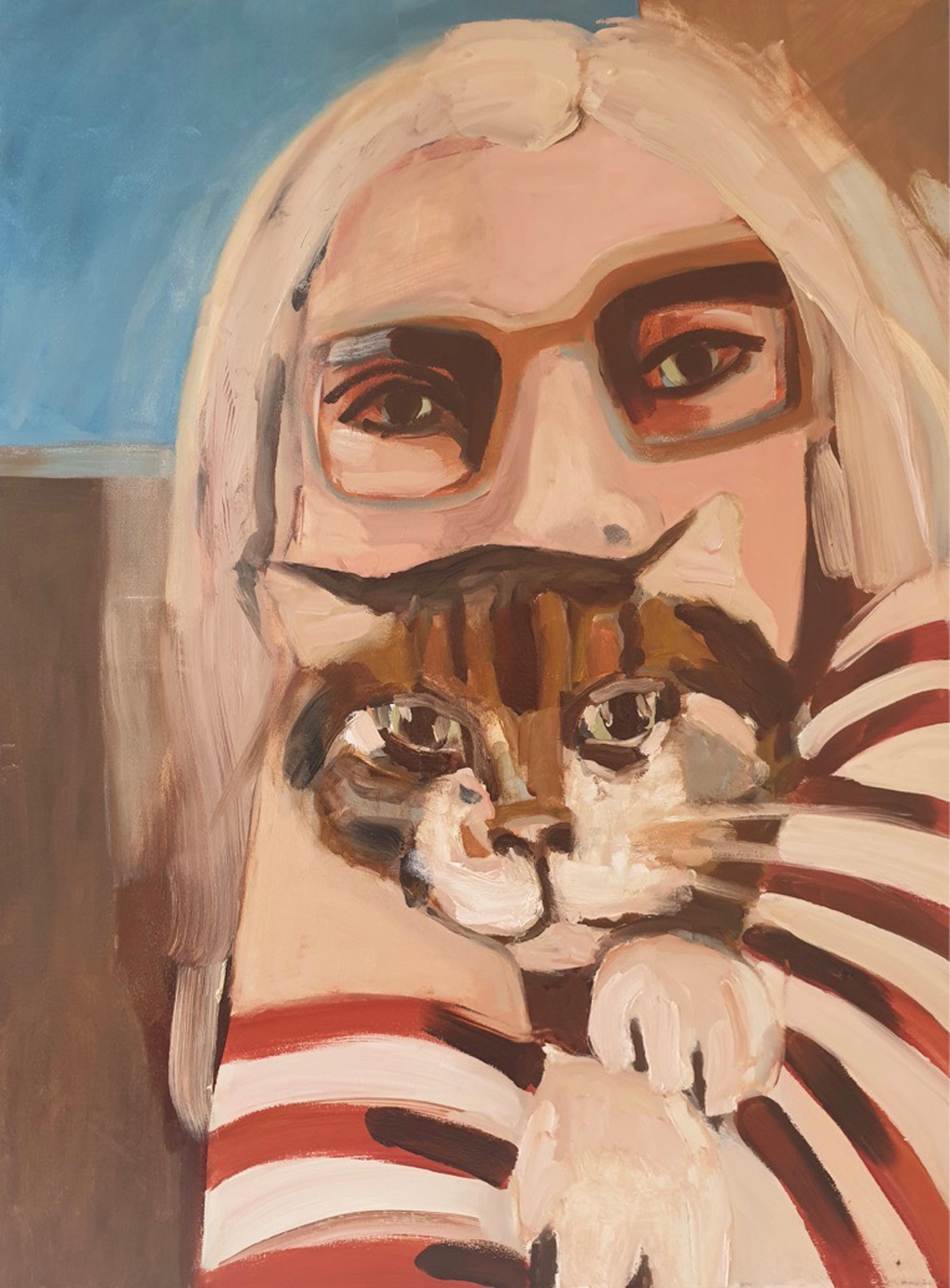 Self Portrait with Cat